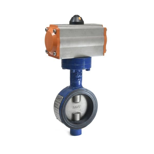 Sant C.I. Butterfly Valve with Pneumatic Actuator CIBFP (A)