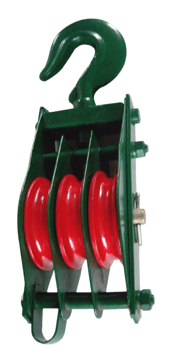 SAFELIFT Wire Rope Pulley Block Triple Sheave